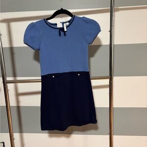 Janie and Jack Blue and Navy Dress